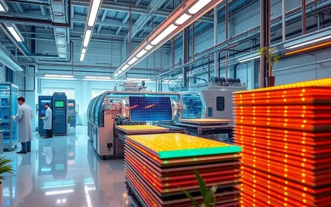 What are the latest advancements in scaling up perovskite solar cells