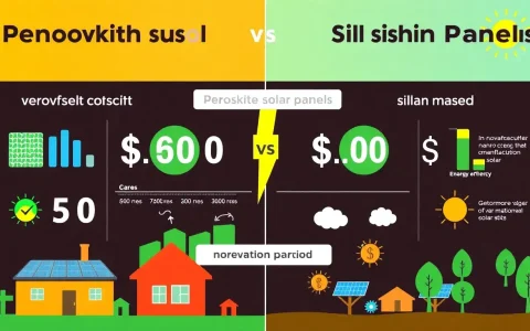 How does the cost of manufacturing perovskite solar panels compare to silicon-based panels