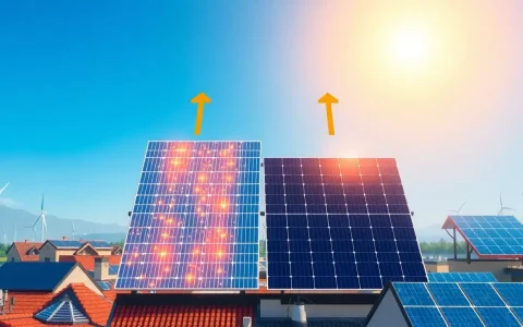 How does the efficiency of perovskite solar panels compare to silicon-based ones