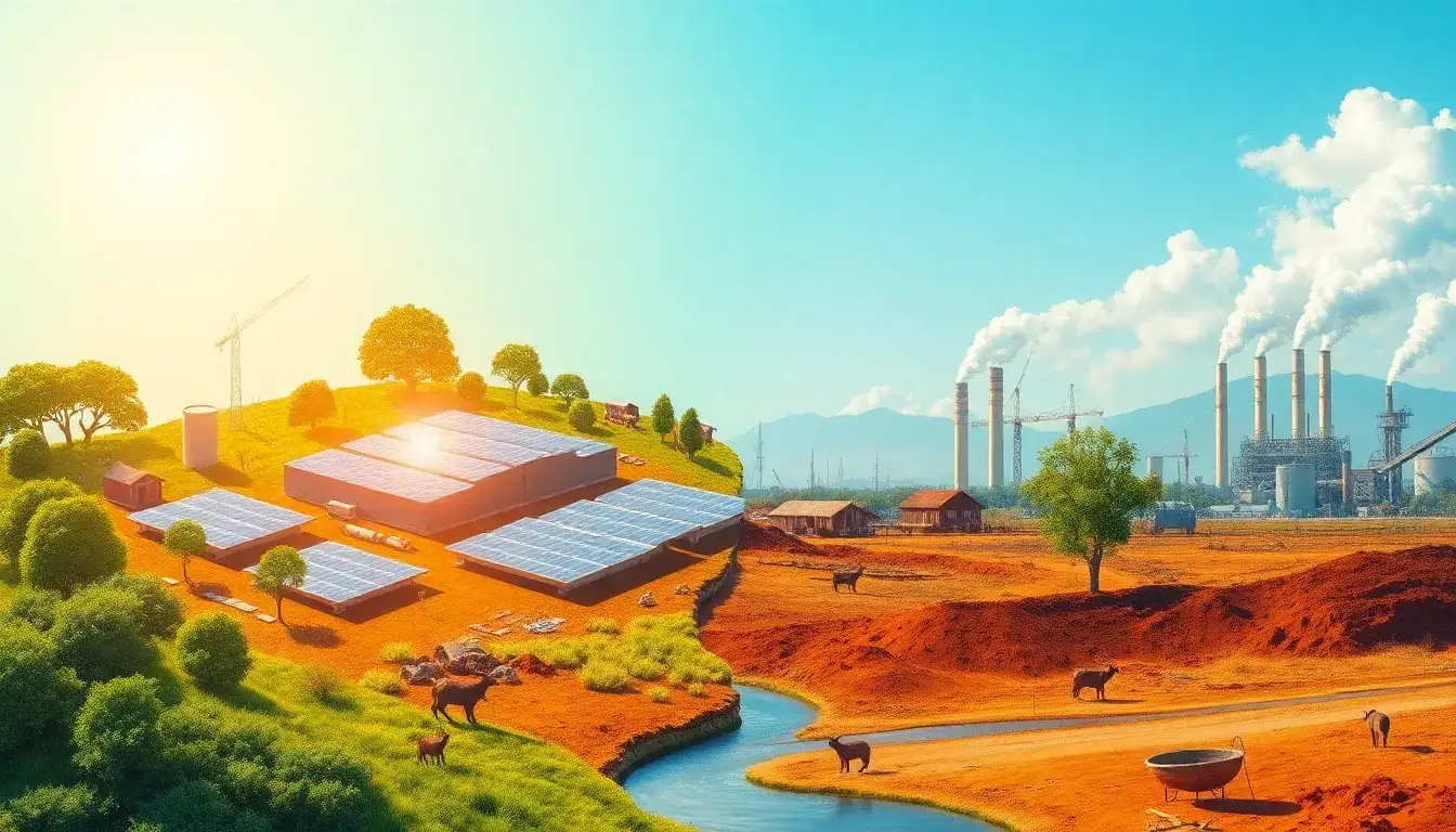 What are the environmental impacts of producing perovskite solar panels