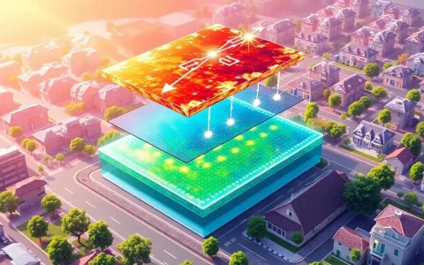 How do tandem solar cells improve the efficiency of perovskite solar panels