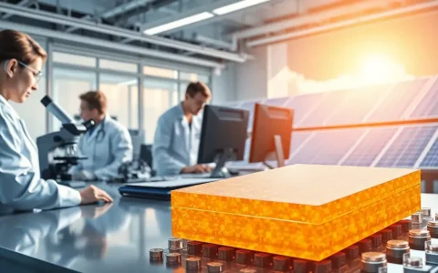 What are the benefits of using polymer grain encapsulation for perovskite solar cells