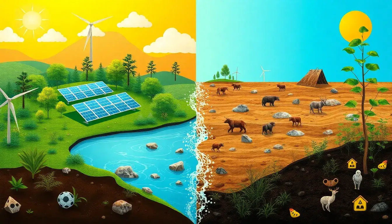 How does the inclusion of lead in perovskite materials affect their environmental impact