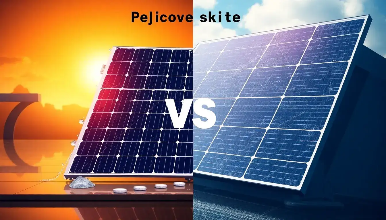 How does the durability of perovskite solar panels compare to traditional solar panels
