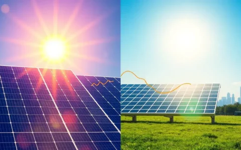 How do the efficiencies of perovskite solar panels compare to traditional silicon solar panels