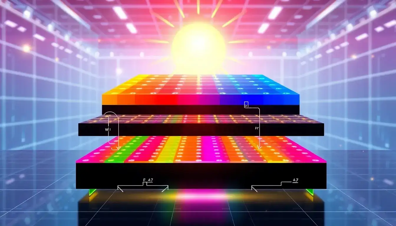 How do tandem cell technologies enhance the efficiency of perovskite solar cells