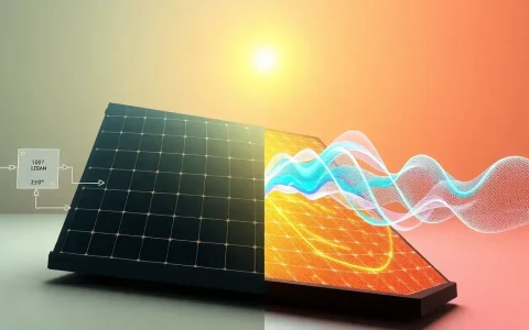 How can the issue of current-voltage hysteresis in perovskite solar panels be addressed
