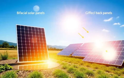 How do bifacial solar panels increase energy production compared to traditional panels