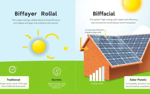 What are the main advantages of bifacial solar panels over traditional ones