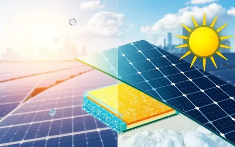 How does the double-glass construction of bifacial panels enhance their durability