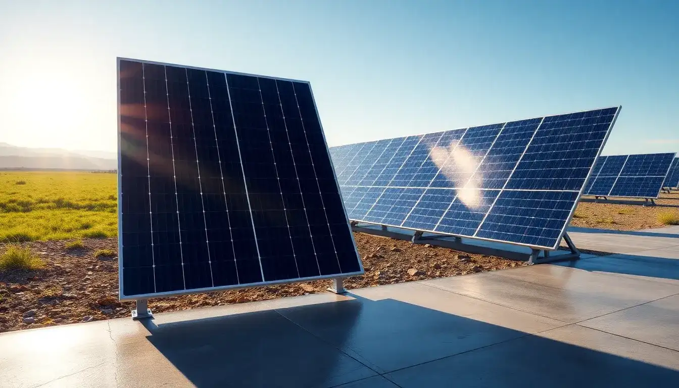 How does the reflectivity of the ground affect the efficiency of bifacial solar panels