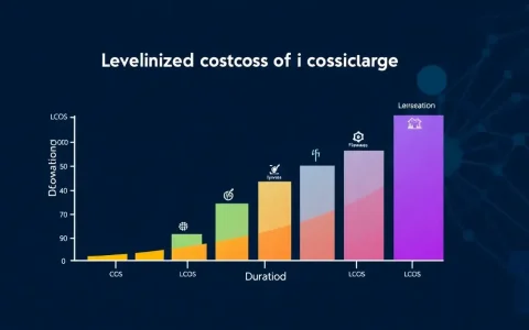 How does the levelized cost of storage (LCOS) change with increasing duration