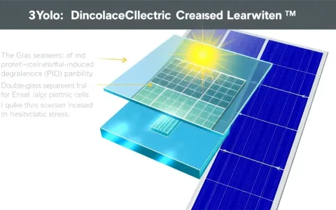 How does the double-glass design enhance the resistance to potential-induced degradation (PID)