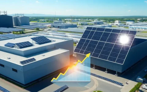 What are the potential cost savings for commercial and industrial installations using bifacial solar panels