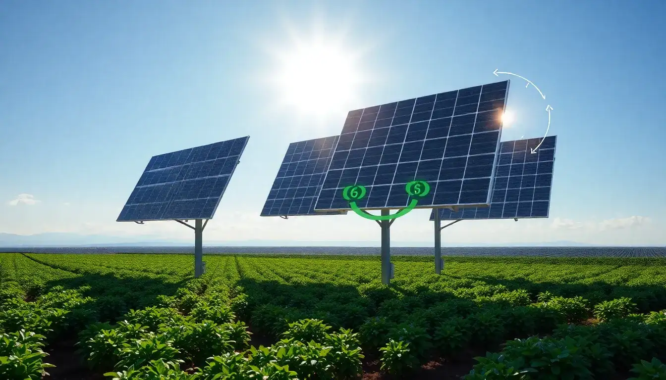 How does the installation height of bifacial panels affect their energy output