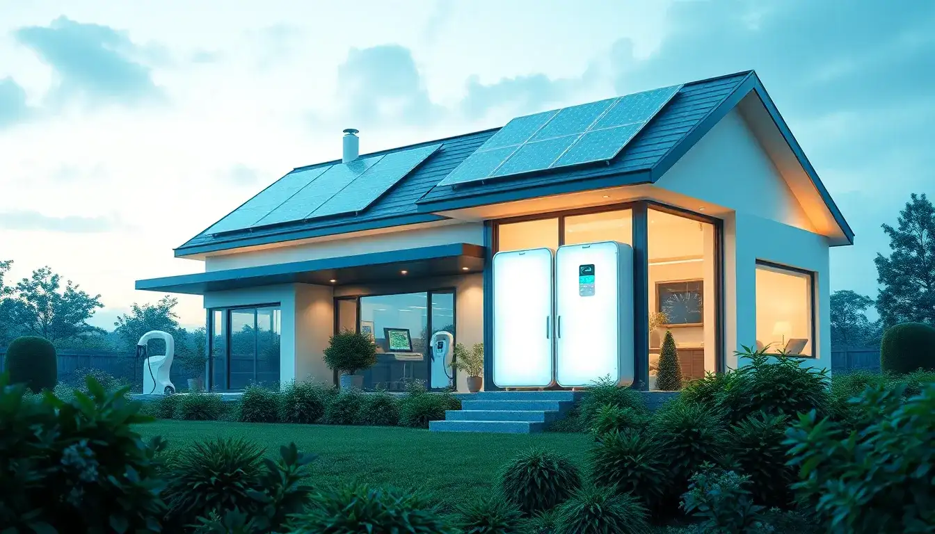What are the latest trends in home battery energy storage systems