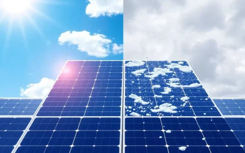 How do weather conditions impact the effectiveness of bifacial solar panels