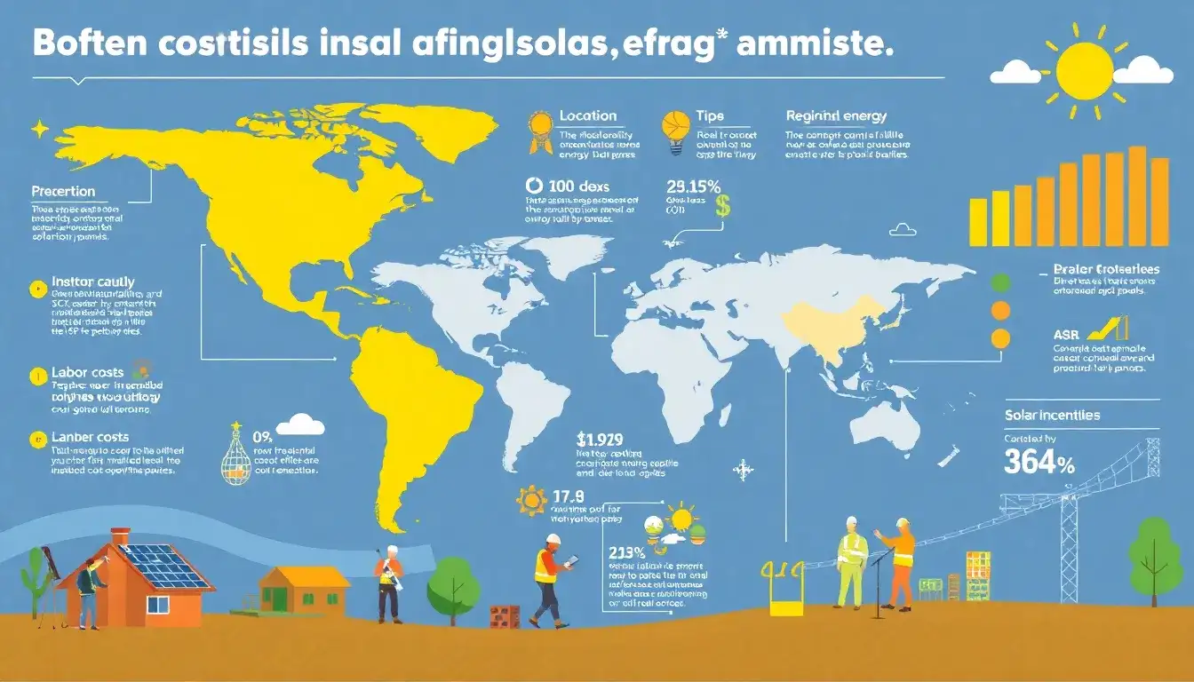What factors influence the installation cost of bifacial solar panels