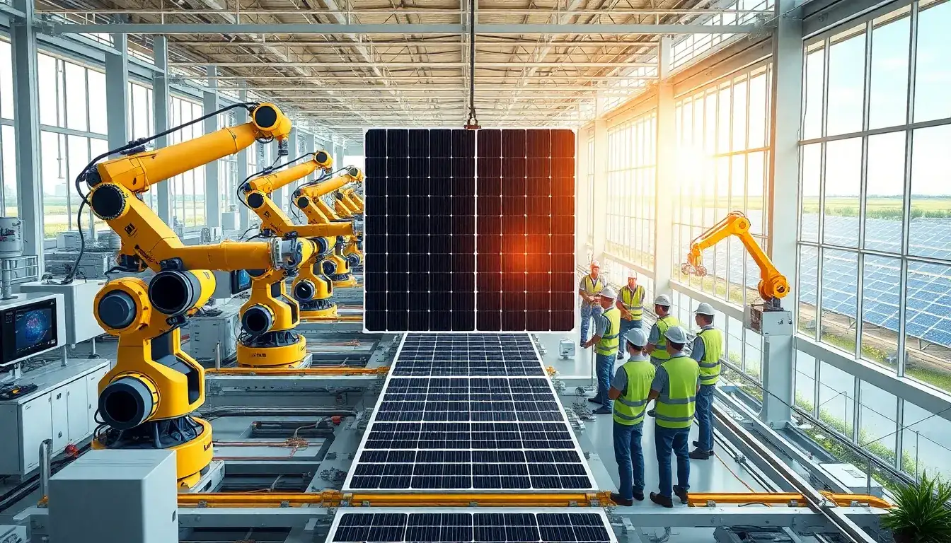 What are the main manufacturers of bifacial solar panels