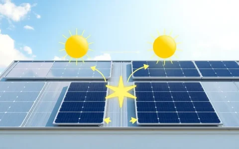 How does the roof's albedo affect bifacial solar panel efficiency