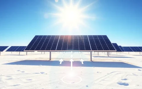 What role does the albedo effect play in the efficiency of bifacial panels