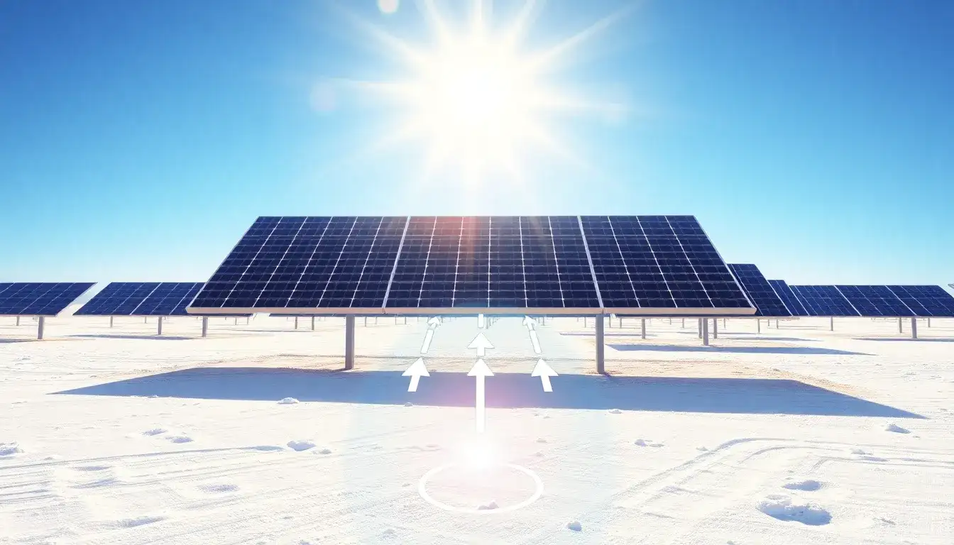 What role does the albedo effect play in the efficiency of bifacial panels