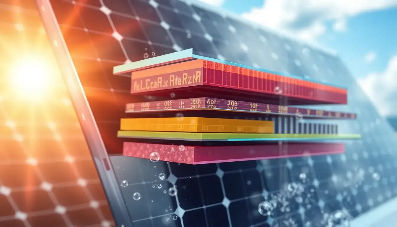 What specific materials enhance the durability of bifacial panels