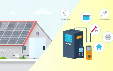 What are the maintenance requirements for hybrid solar batteries