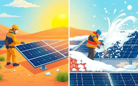 What are the best practices for maintaining solar batteries in extreme temperatures