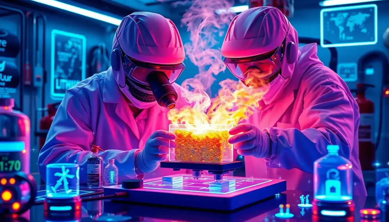 What are the safety concerns associated with lithium-sulfur batteries