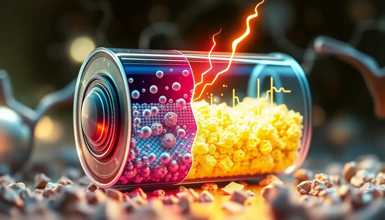 How does the material instability in lithium-sulfur batteries affect their performance