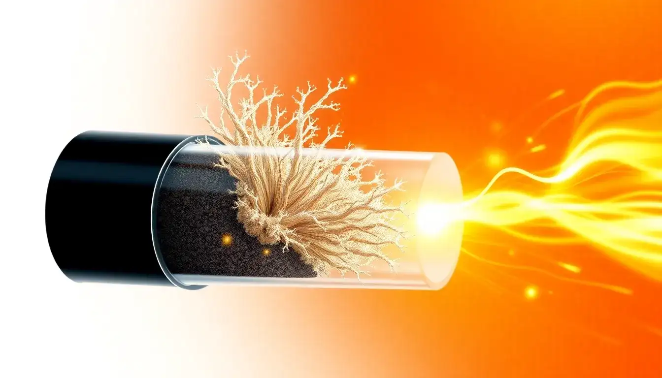 How does the formation of lithium dendrites impact the safety of lithium-sulfur batteries