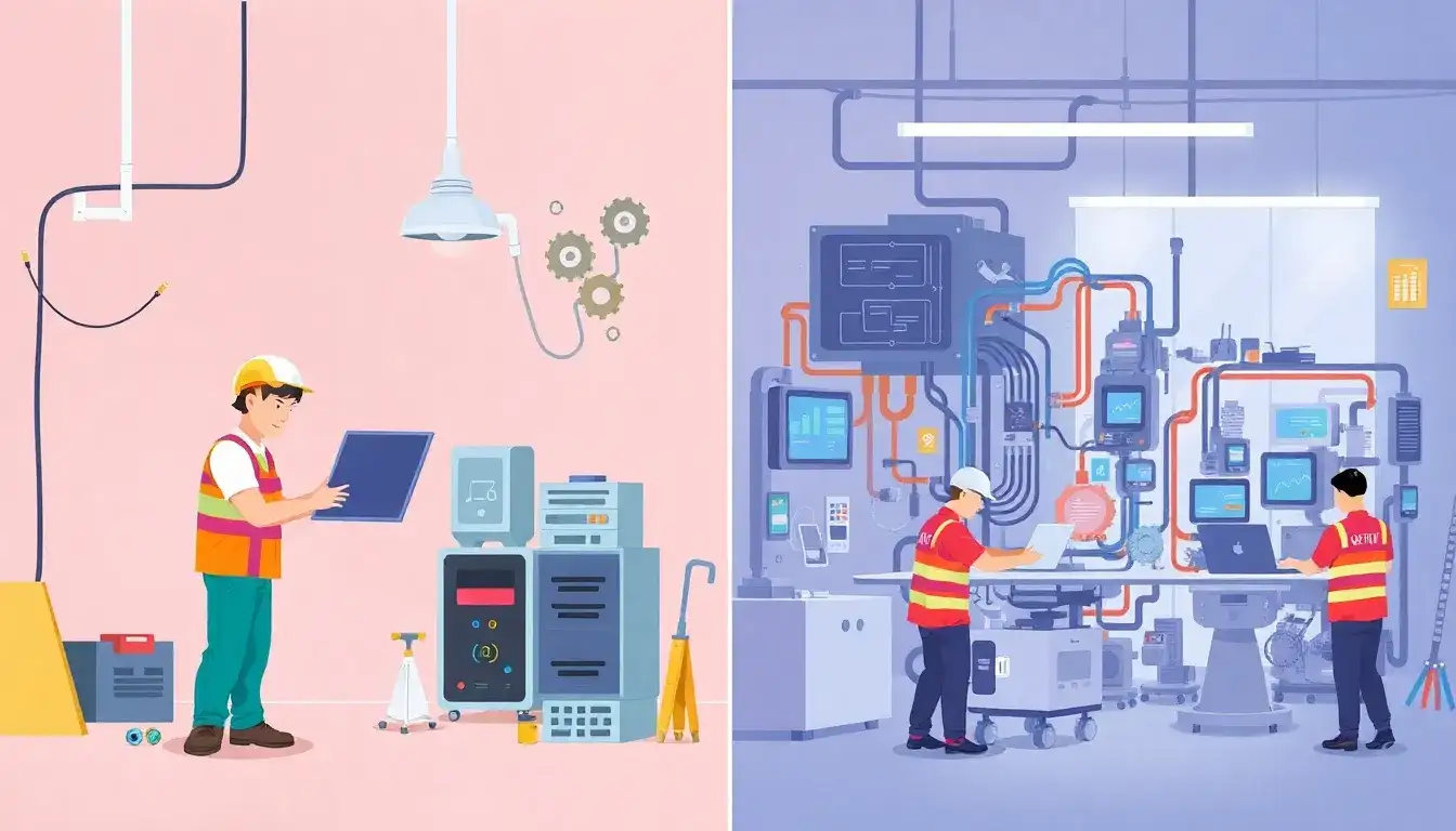 How do labor costs vary depending on the complexity of the installation