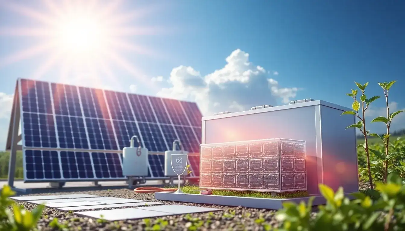 How do solid-state batteries enhance the safety of solar energy storage