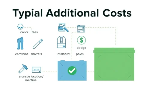 What are the typical additional costs associated with battery installations