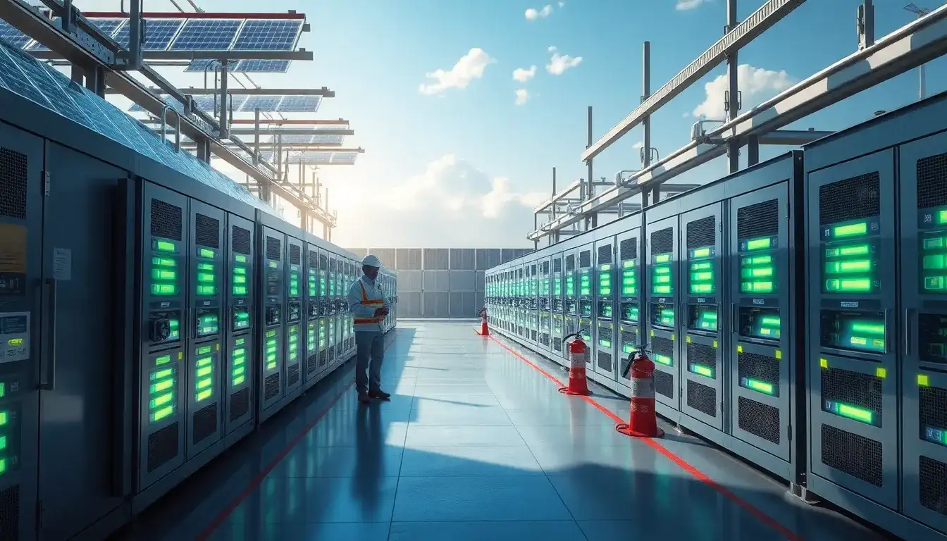 What safety regulations are currently lacking for lithium-ion batteries in solar energy storage