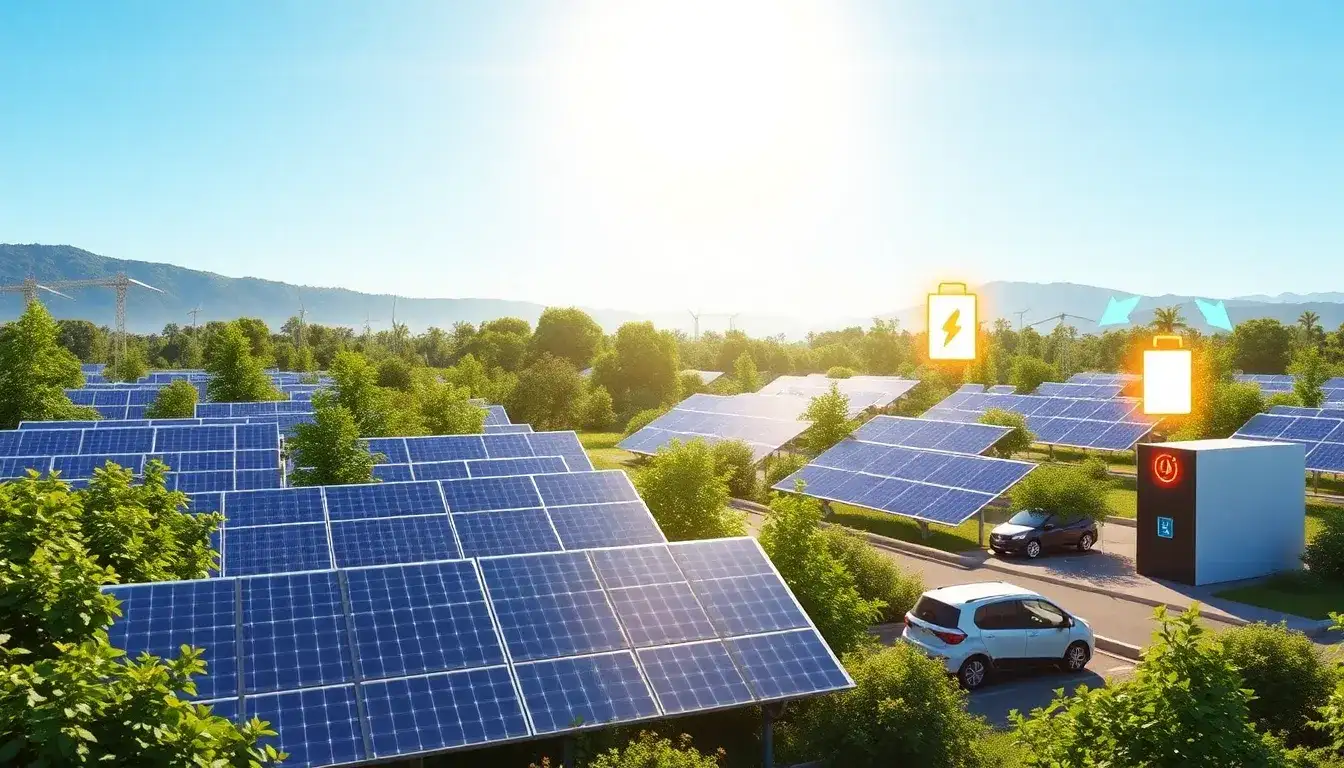 What are the environmental benefits of using solid-state batteries in solar energy systems