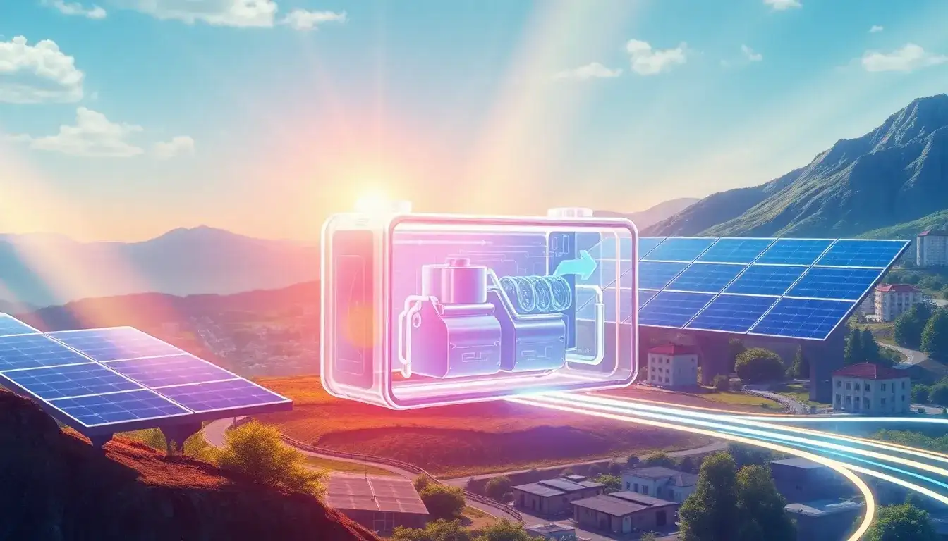 How do solid-state batteries improve the efficiency of solar energy storage