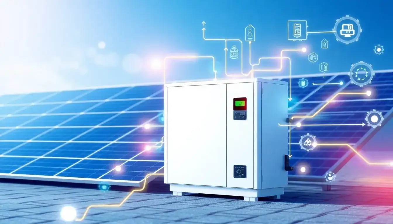 What role do smart technologies play in optimizing energy use in solar battery systems