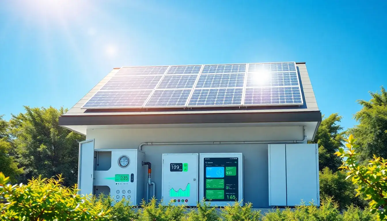 How do smart solar technologies integrate with existing solar battery systems