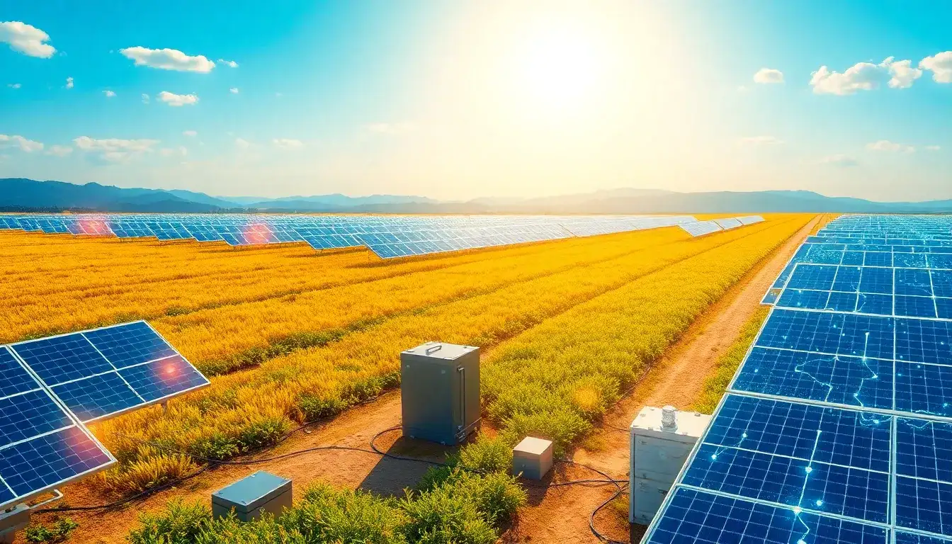 How does AI improve the efficiency of solar battery systems