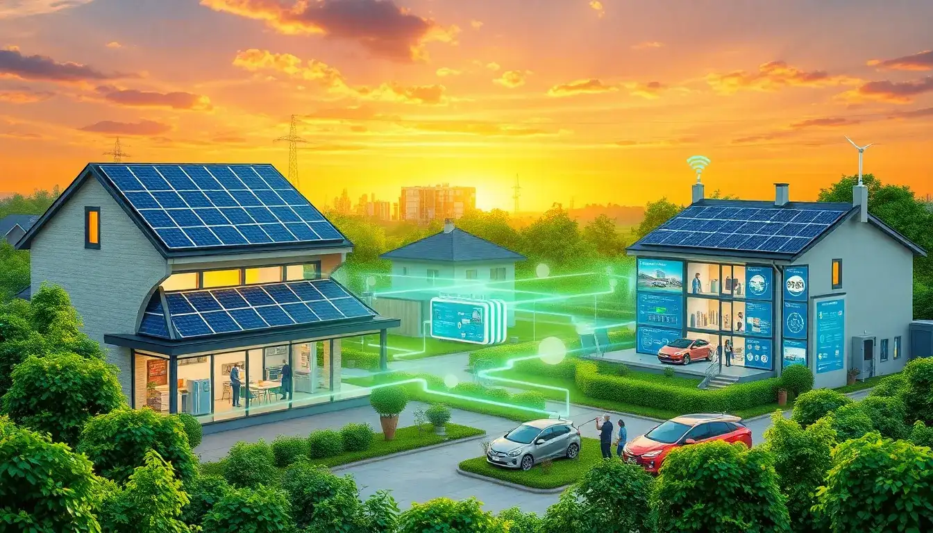 What are the benefits of using smart batteries in solar power systems