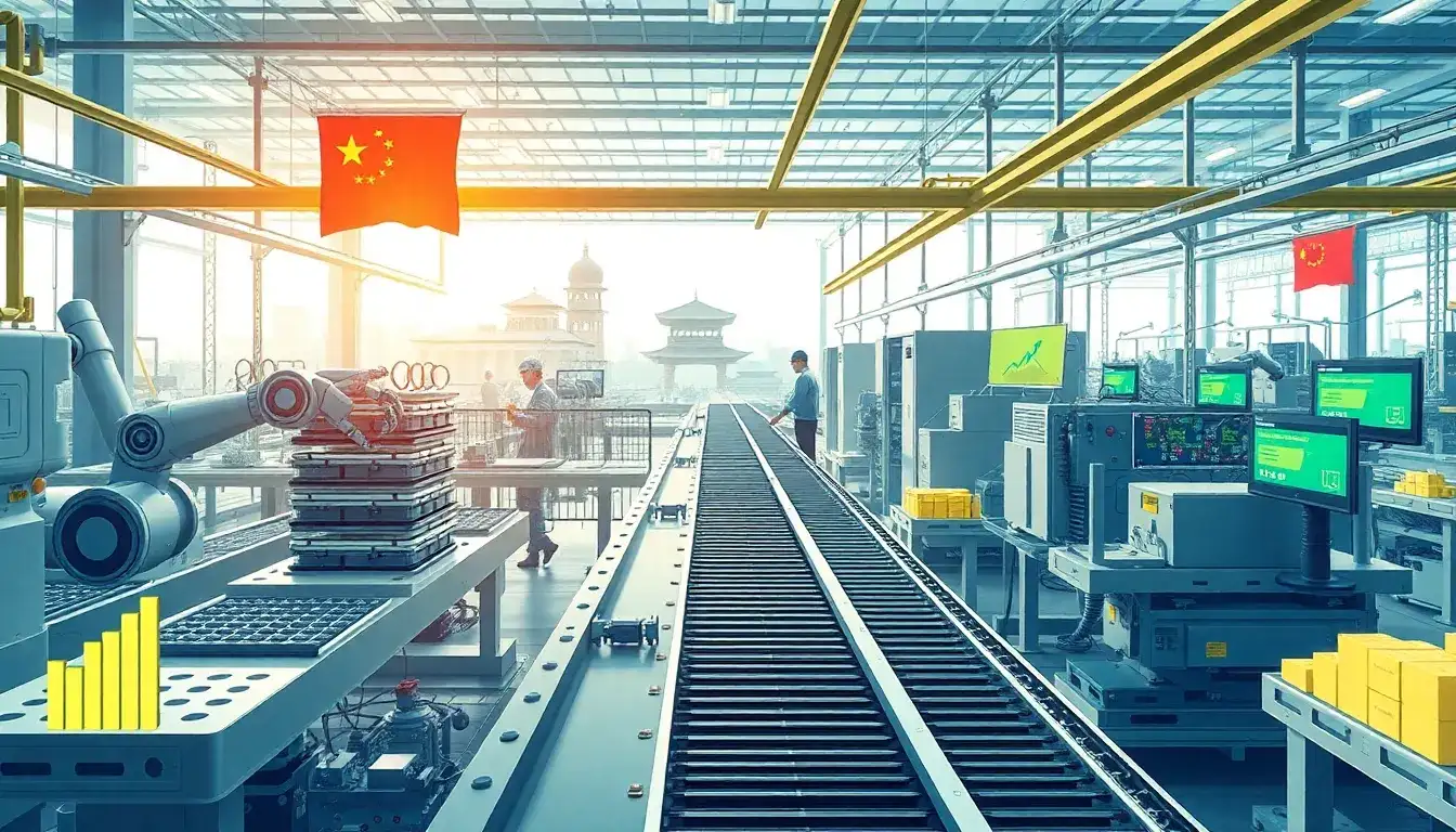 What role does factory automation play in reducing battery costs in China
