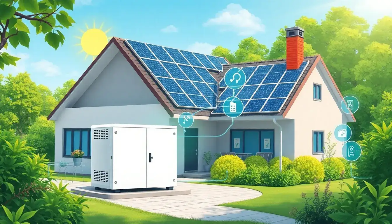 What are the benefits of integrating solar panels with energy storage systems