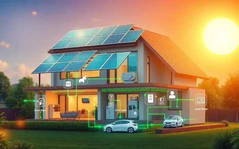How does automated load balancing improve energy efficiency in homes with solar panels
