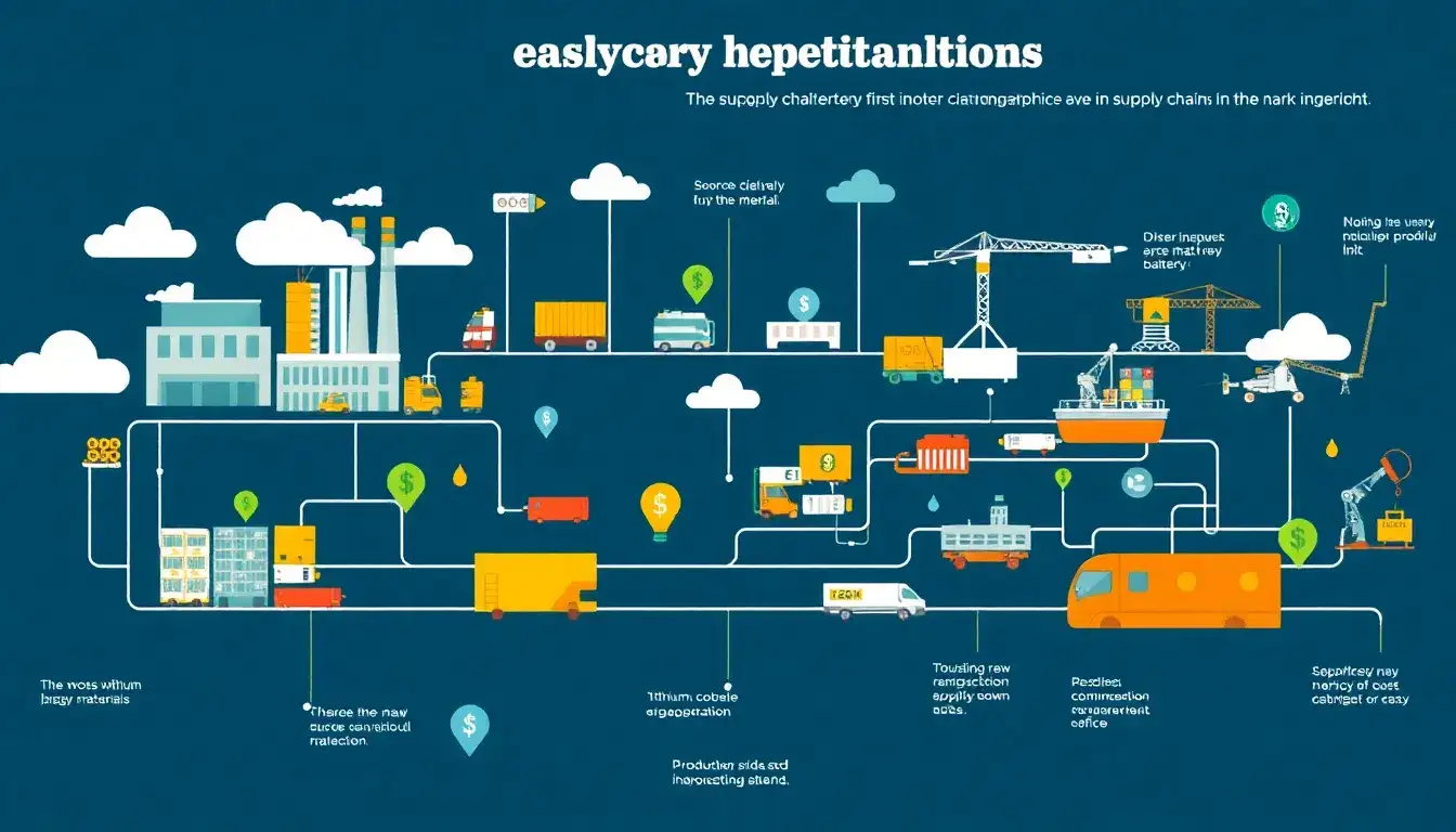 How does supply chain integration contribute to cheaper battery production in China