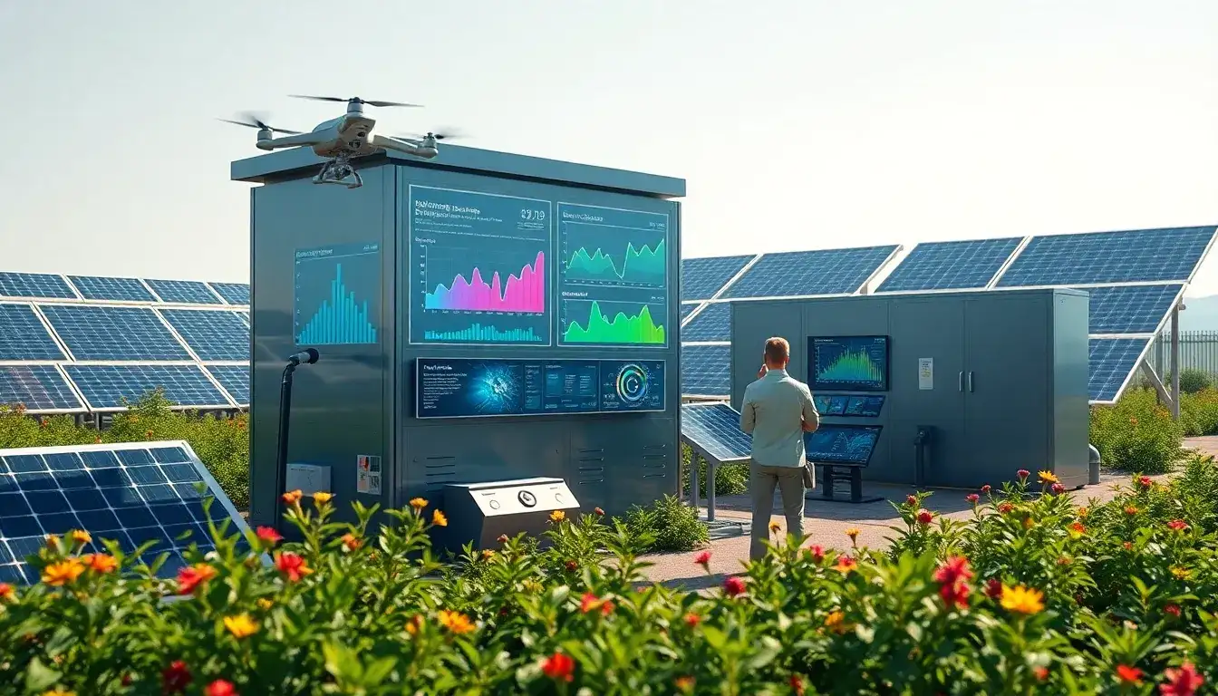 Can remote monitoring help predict and prevent issues in solar battery systems