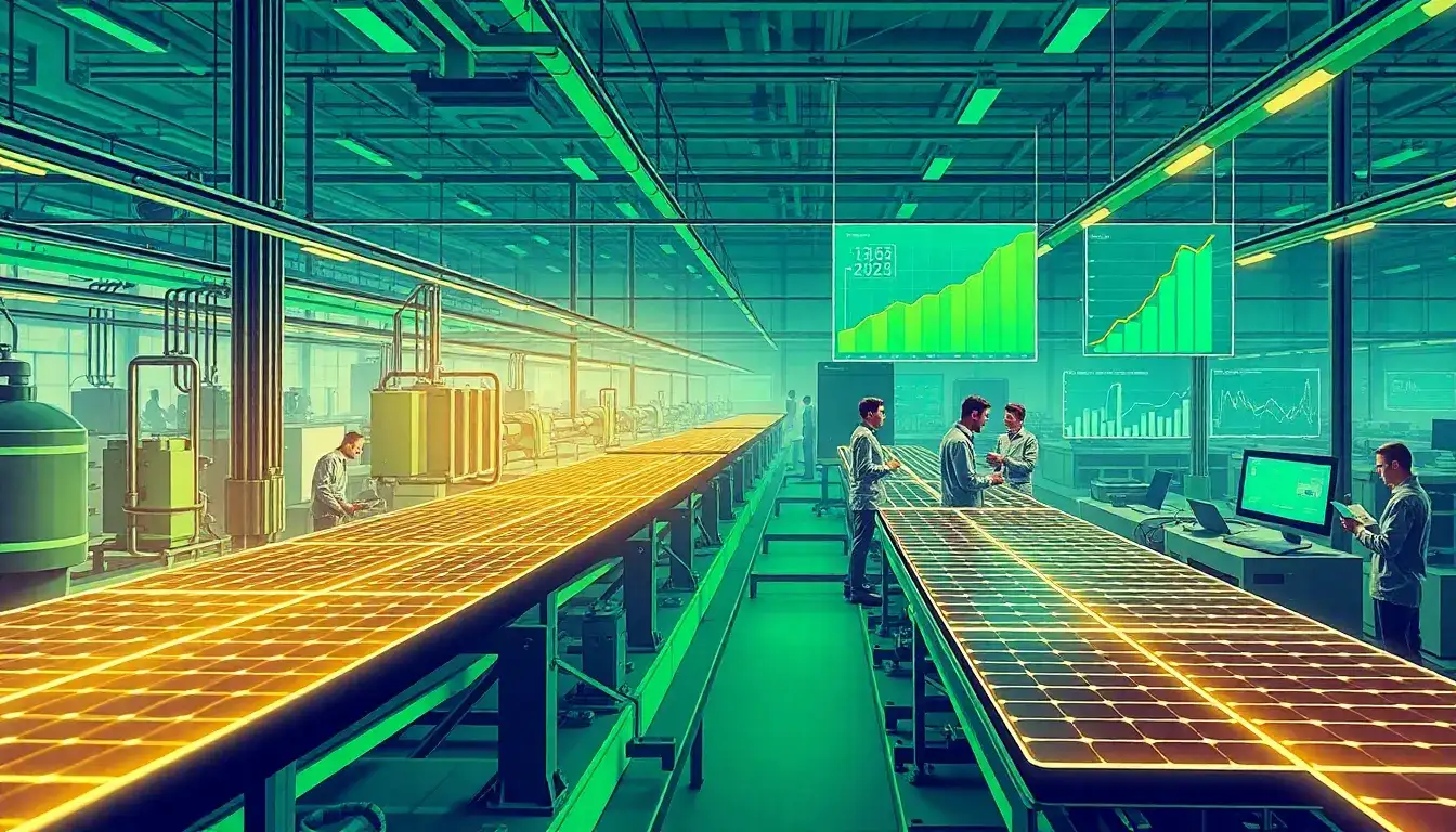 What are the most effective strategies for scaling up perovskite solar panel production