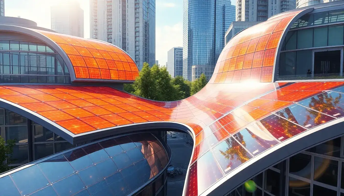 Can perovskite solar panels be integrated into flexible surfaces