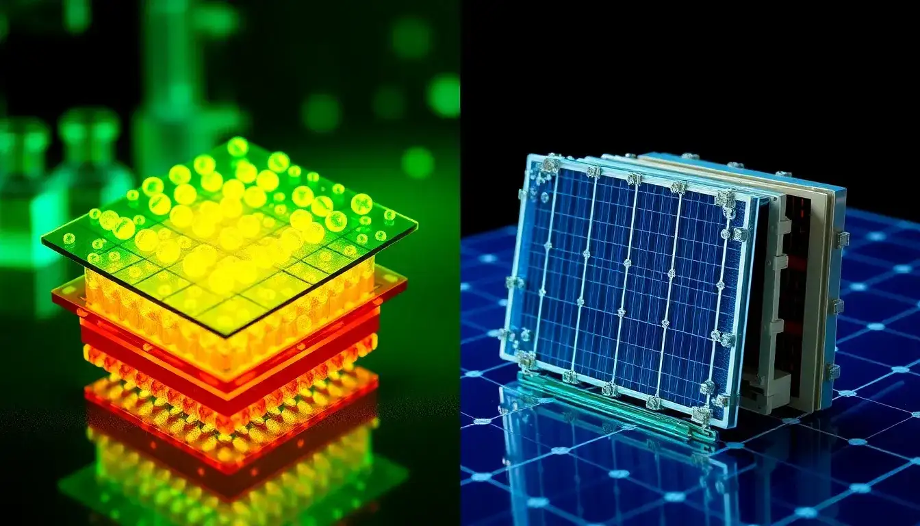 What are the main materials driving the cost differences between perovskite and silicon solar panels